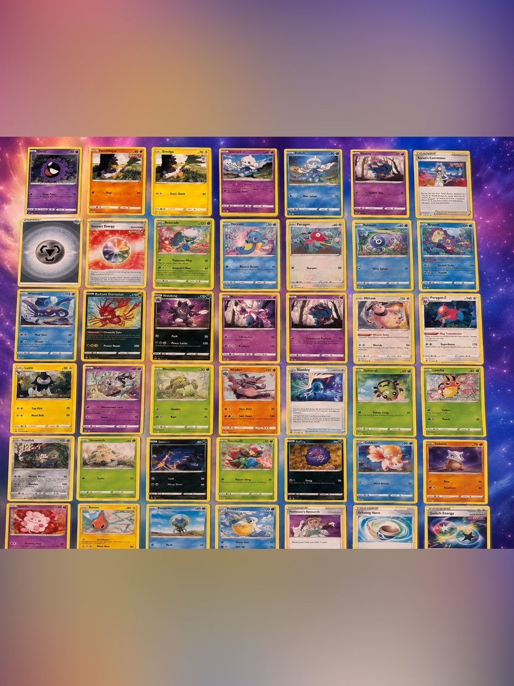 40pc Pokemon cards includes shine art ones PM7 PM8